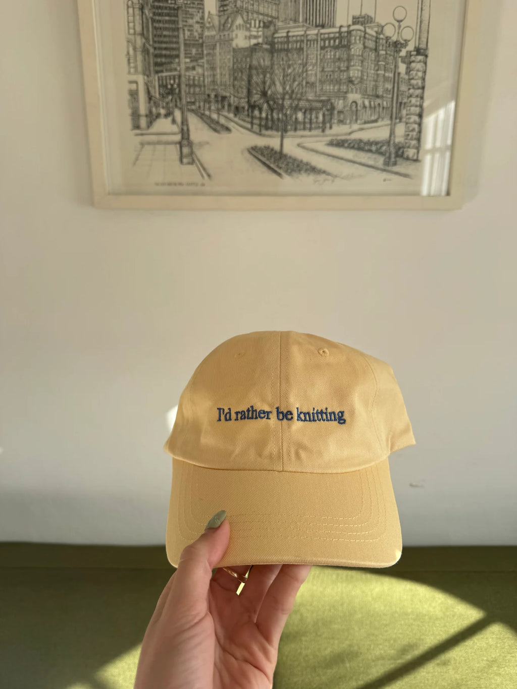 I'd Rather Be Knitting Hat