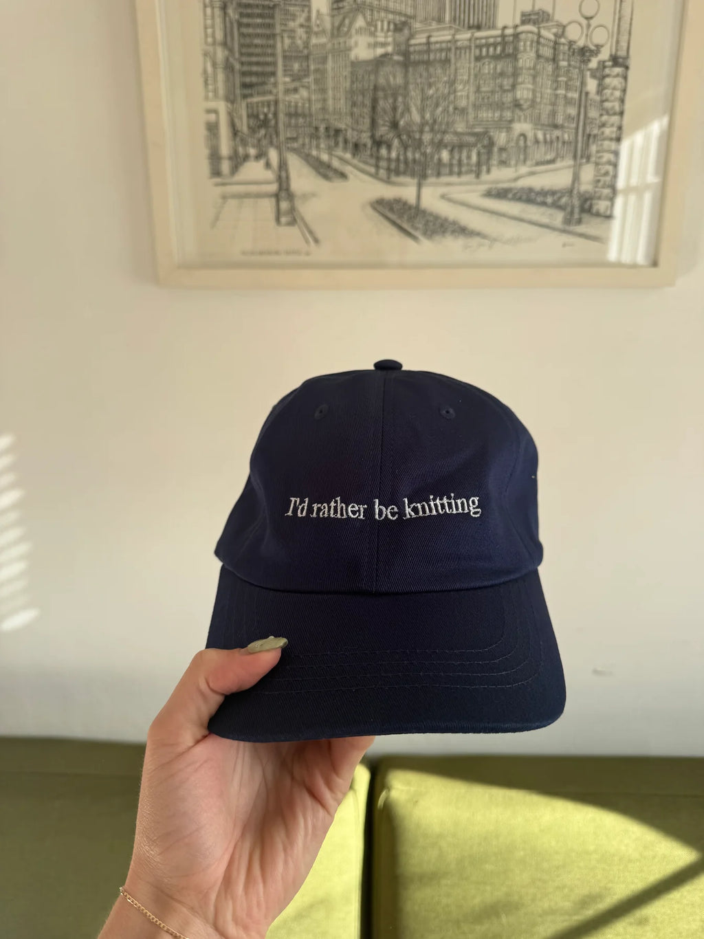 I'd Rather Be Knitting Hat