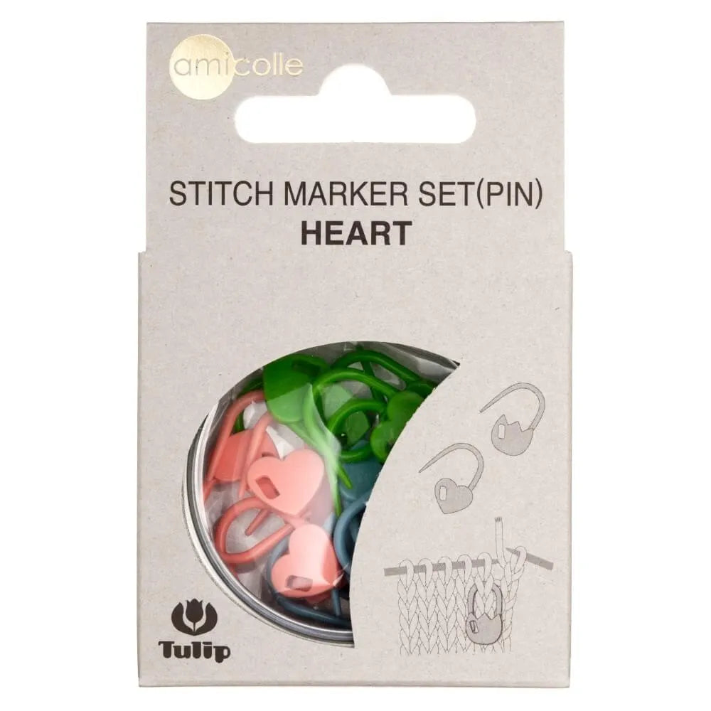 Removable Heart Stitch Marker Set