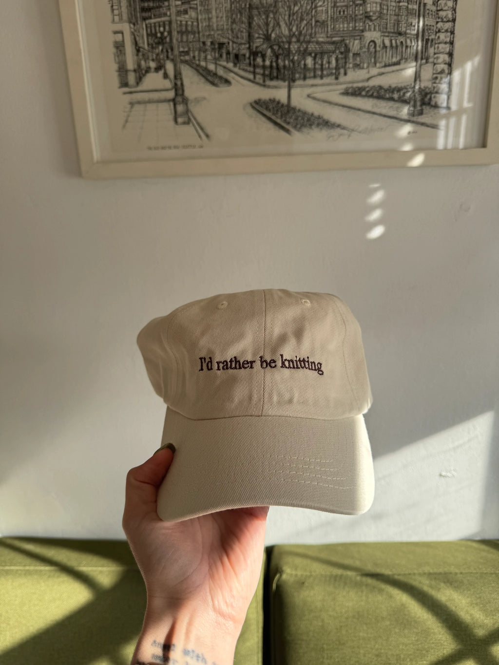 Hat - I'd Rather Be Knitting