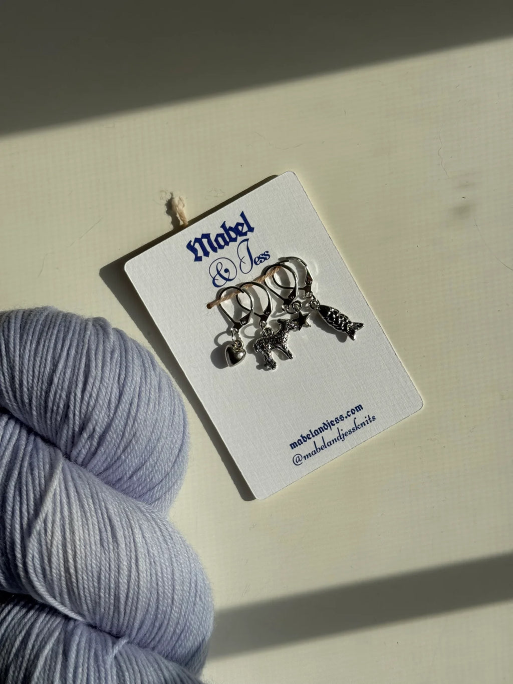 Silver things stitch marker set