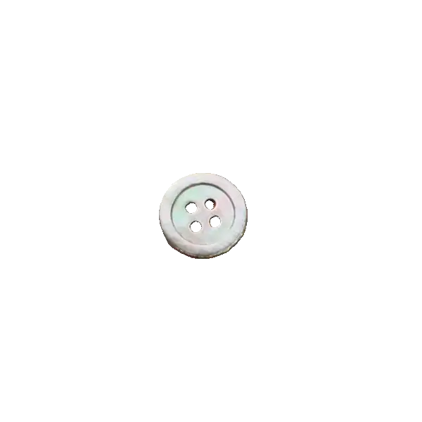 Gray Vintage Shell Buttons - 15 mm