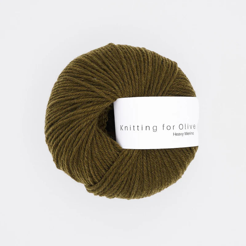 Heavy Knitting for Olive Merino