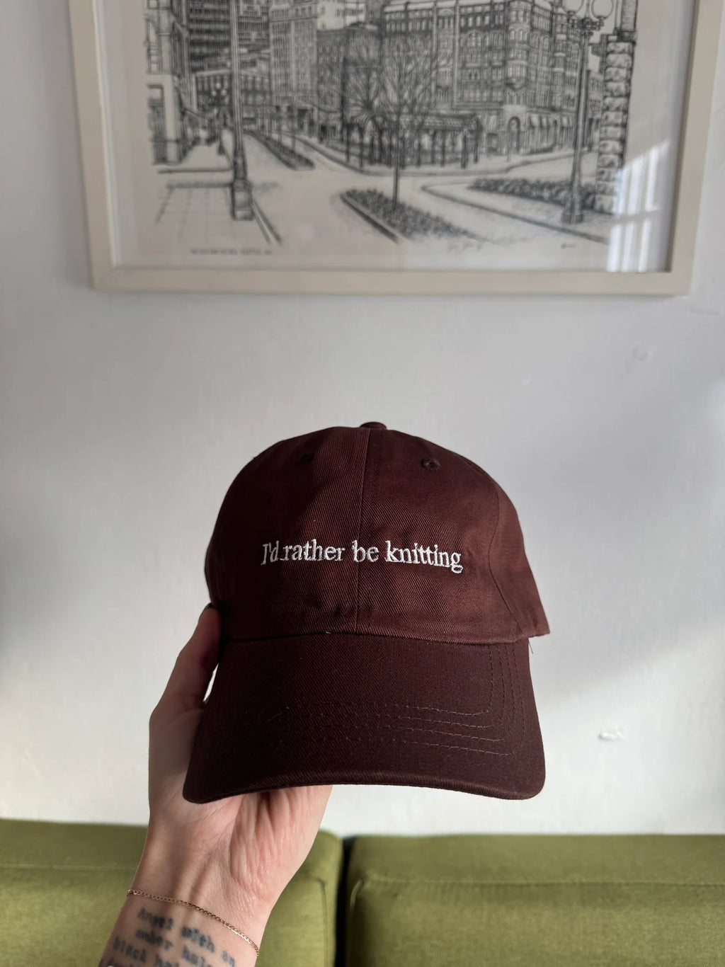I'd Rather Be Knitting Hat