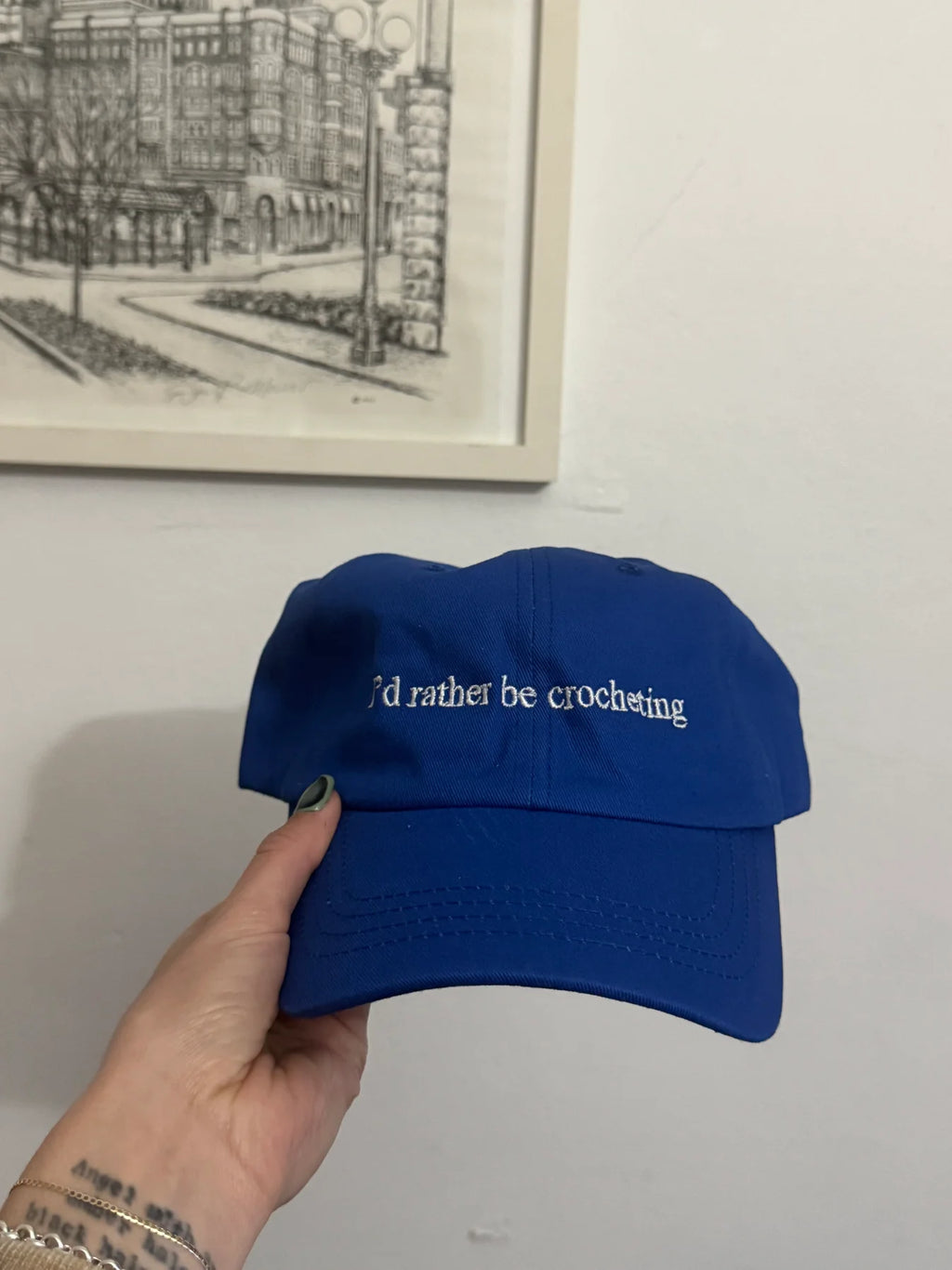 I'd Rather Be Crocheting Hat