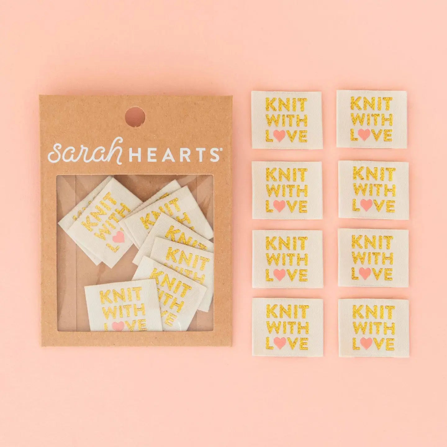 Knit with Love Woven Labels