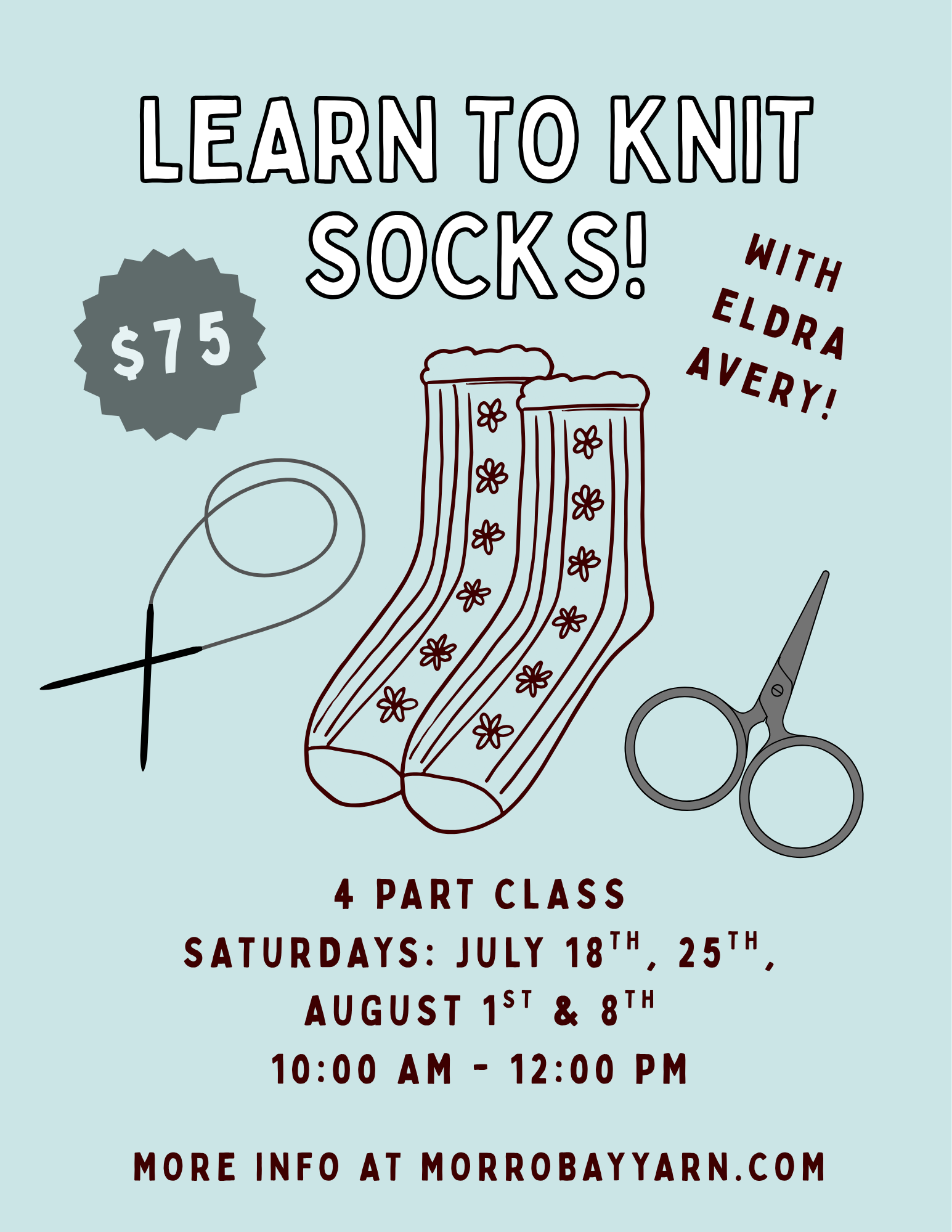 Learn to Knit Socks Workshop