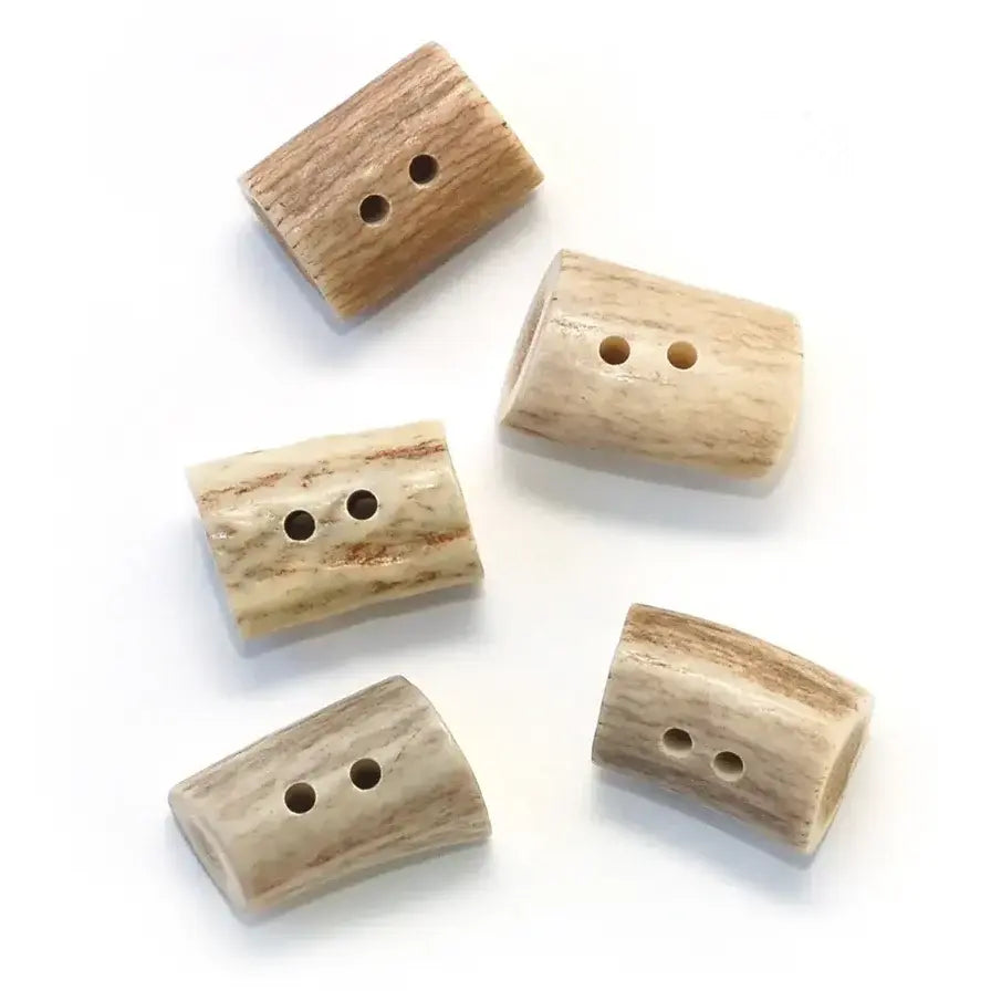 Natural Antler Barrel - 1"