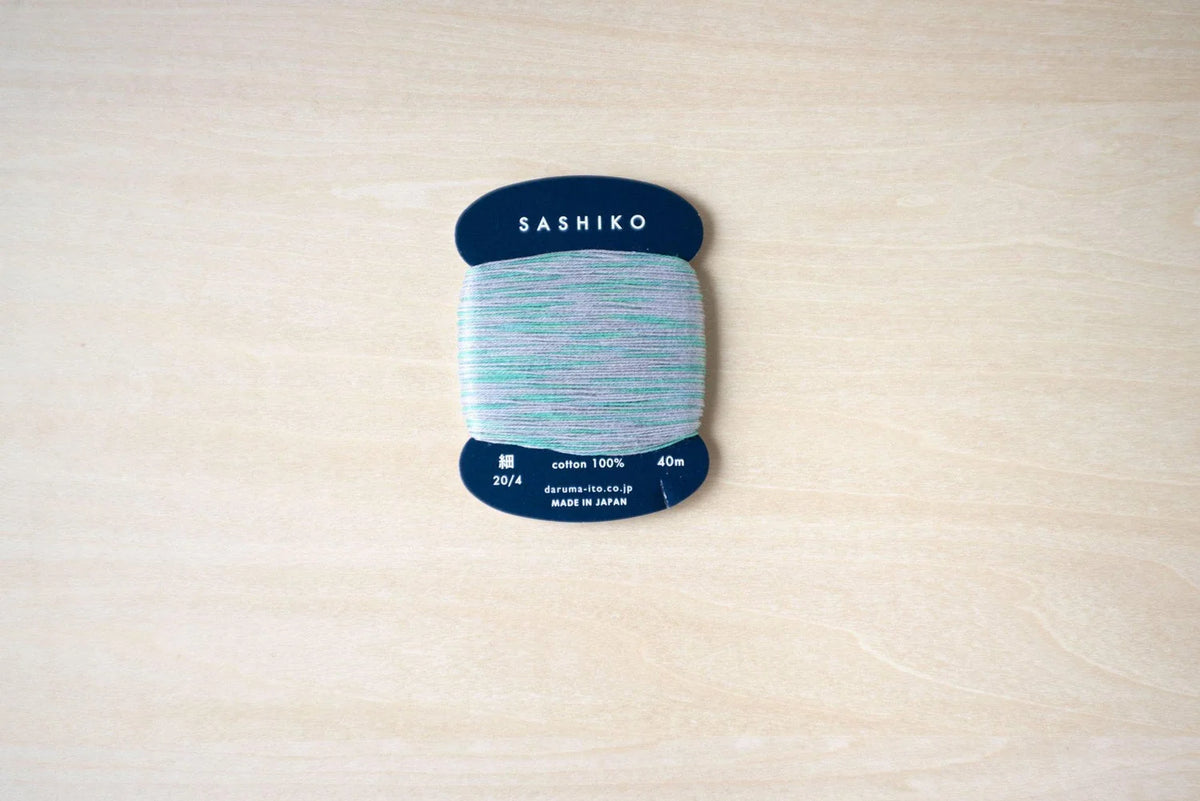 Sashiko Thread Card Multi-Color - Thin