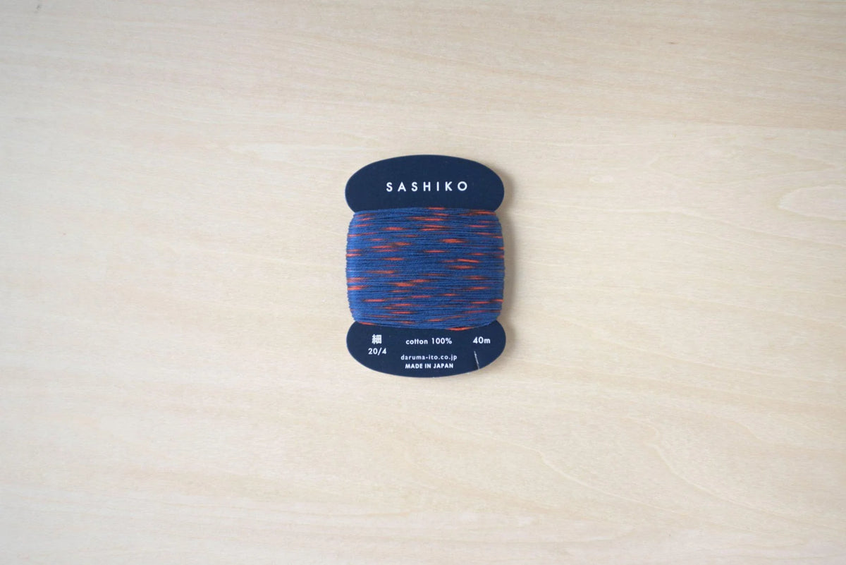 Sashiko Thread Card Multi-Color - Thin