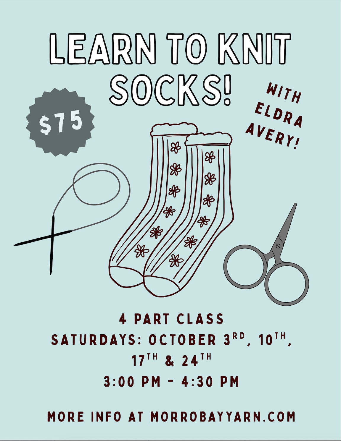 Learn to Knit Socks Workshop
