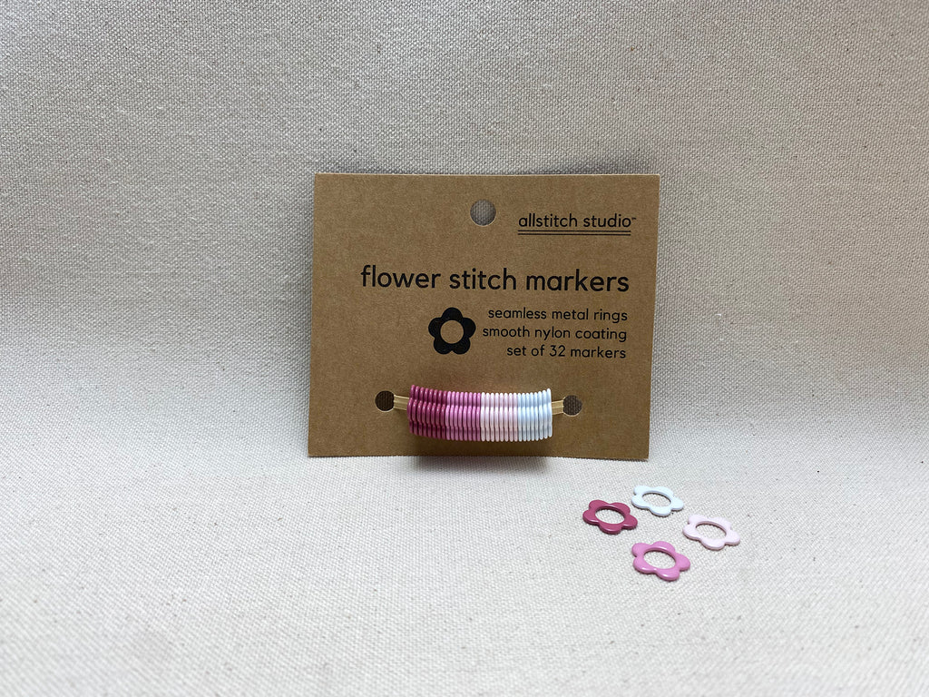Large Flower Ring Stitch Markers
