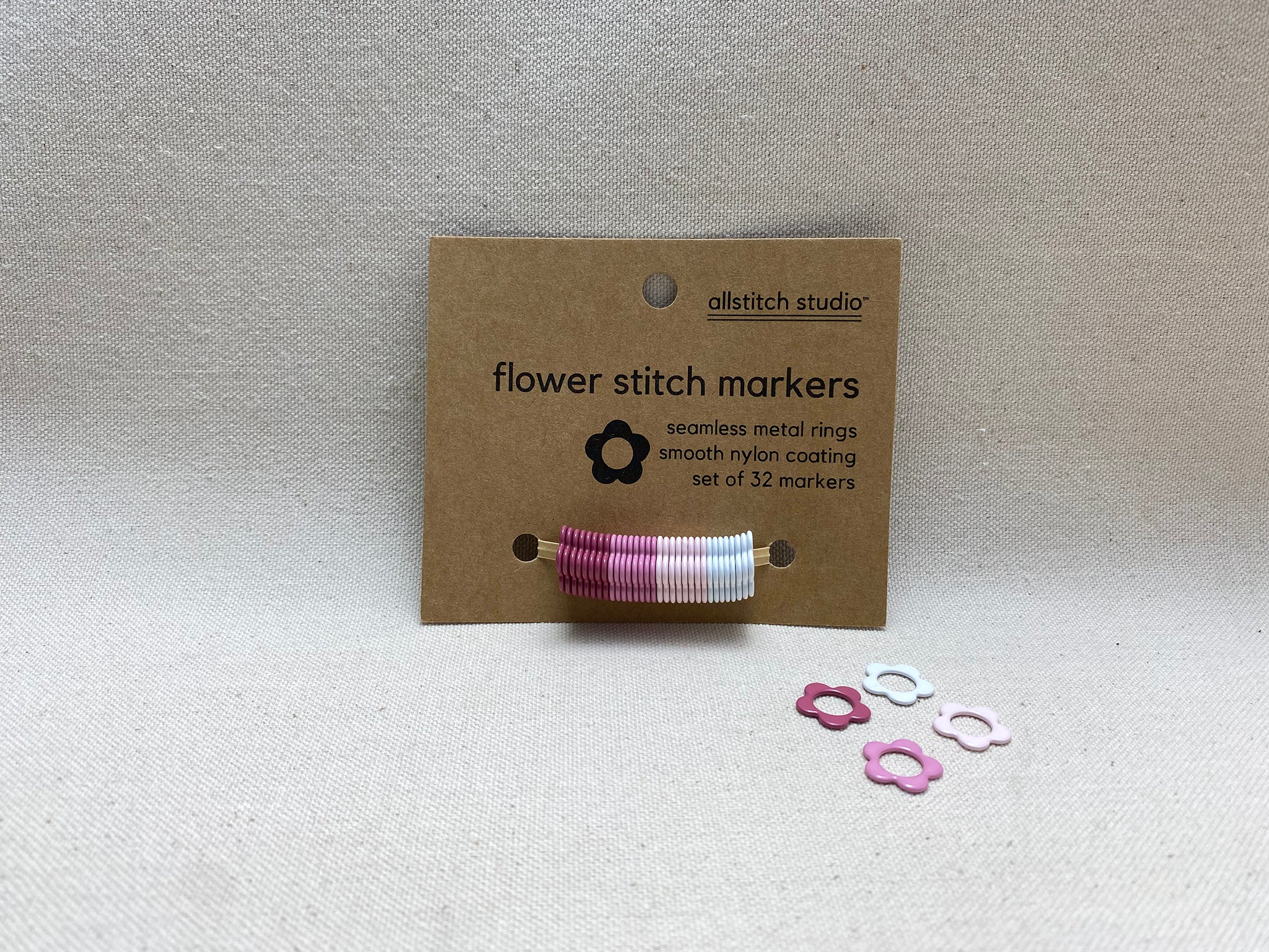 Large Flower Ring Stitch Markers
