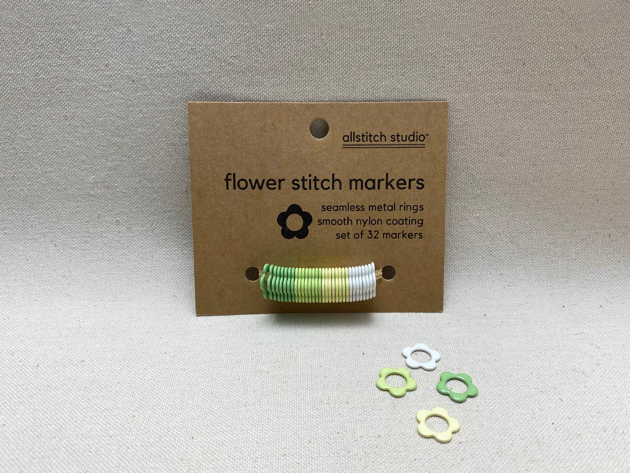Large Flower Ring Stitch Markers