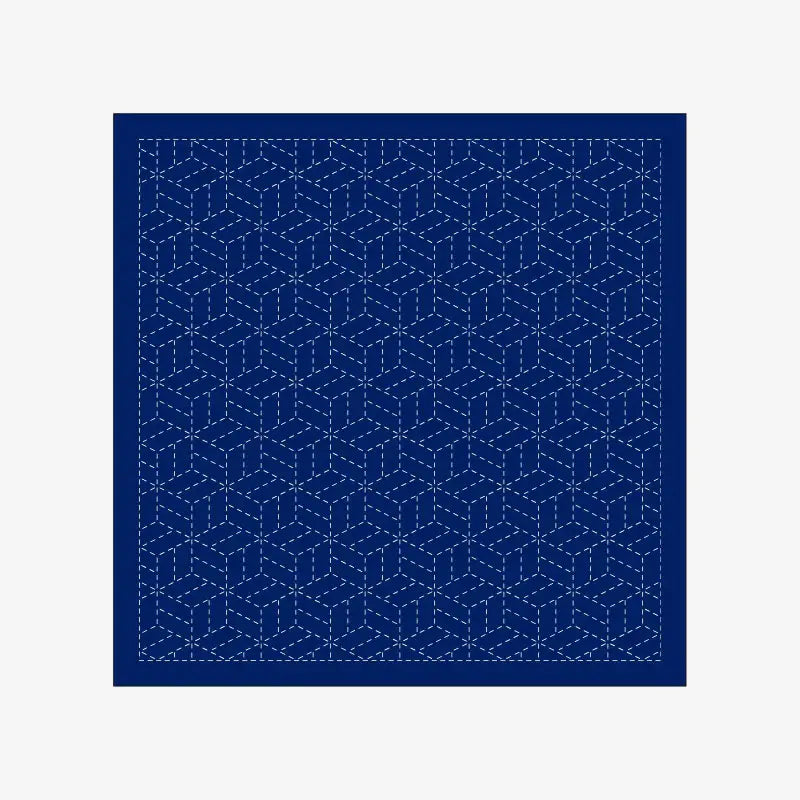 Sashiko Sampler - Navy Fabric