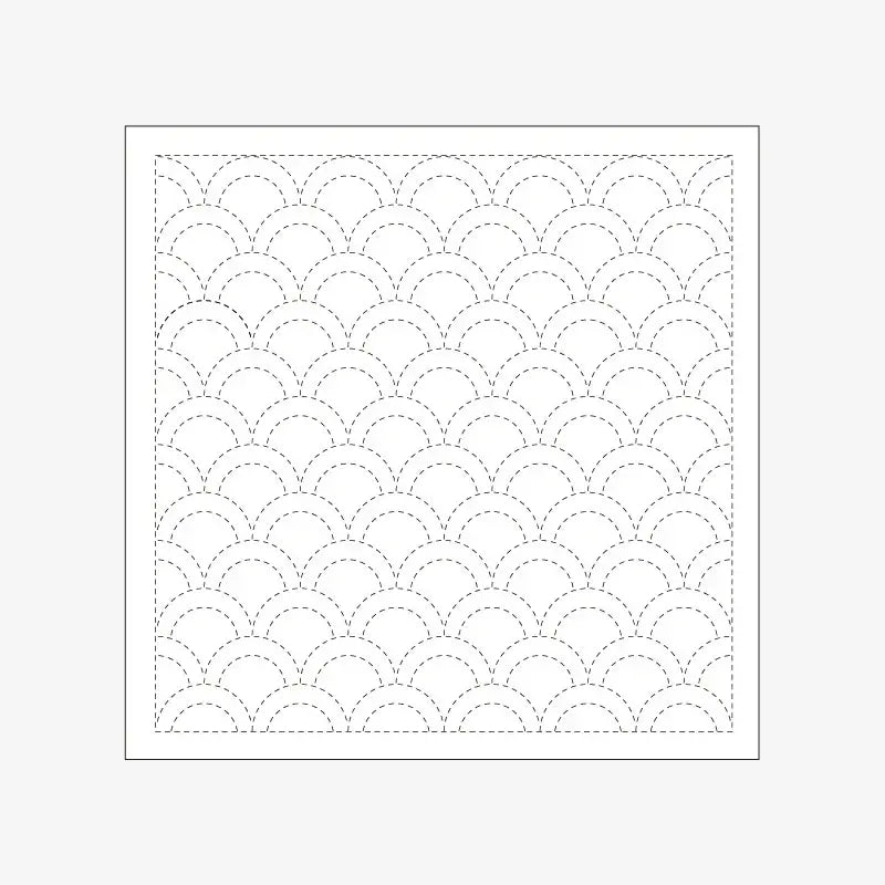 Sashiko Sampler - White Fabric
