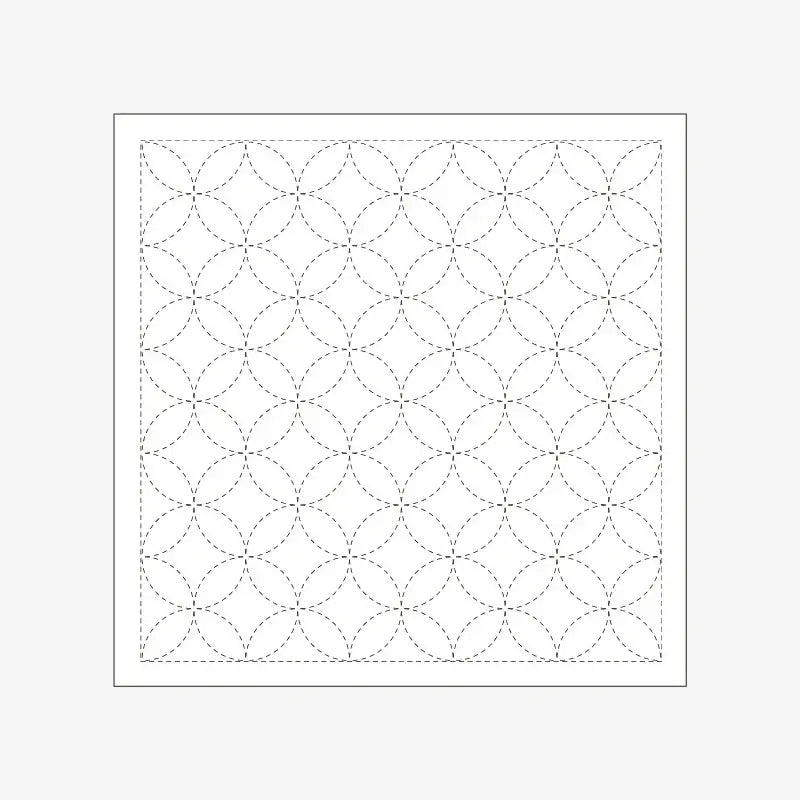 Sashiko Sampler - White Fabric