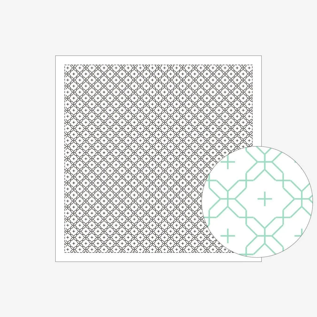Sashiko Sampler - White Fabric