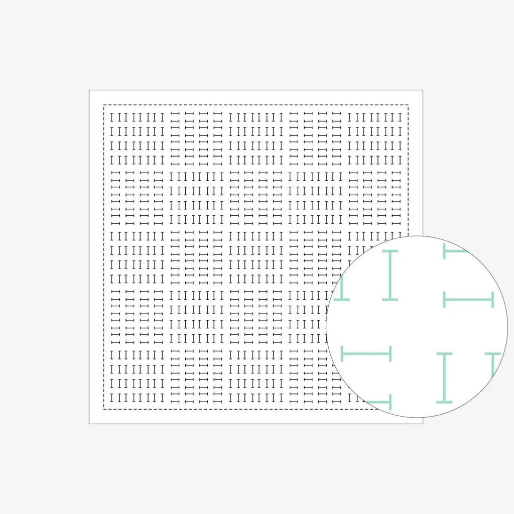 Sashiko Sampler - White Fabric