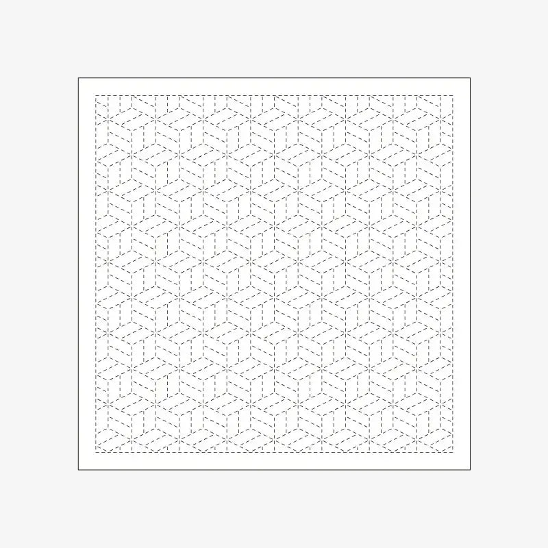 Sashiko Sampler - White Fabric