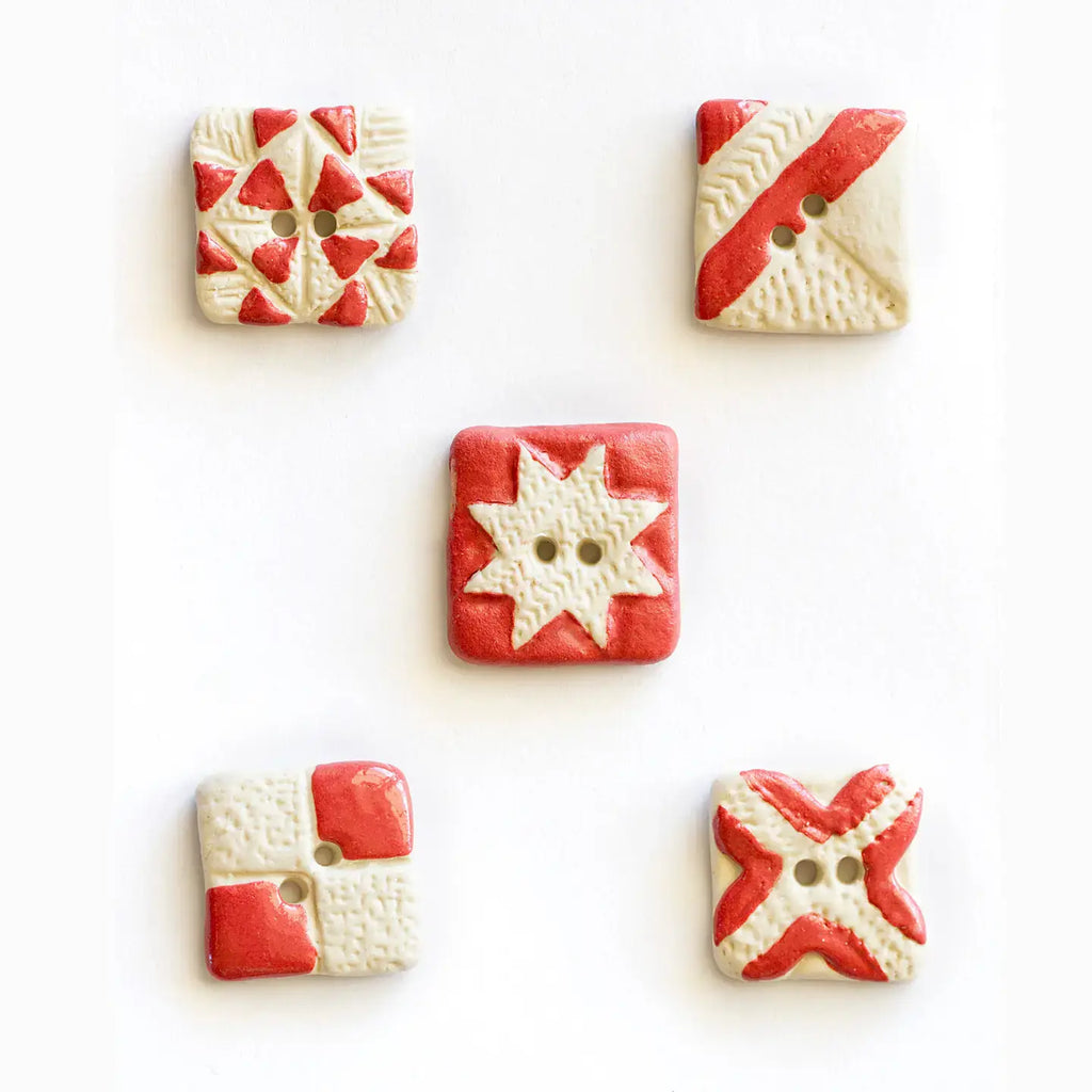 Handmade Ceramic Buttons