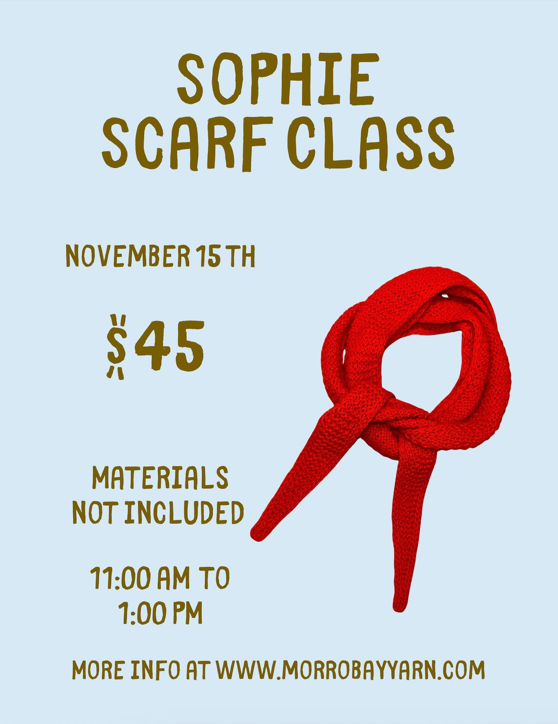 Sophie Scarf Class